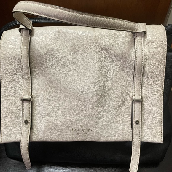 Kate Spade Cream & Black Leather bag - Picture 2 of 14
